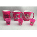 15oz Neon Farbe Becher, rosa Farbe Becher